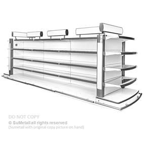 cosmetic display shelving for supermarket from China supplier